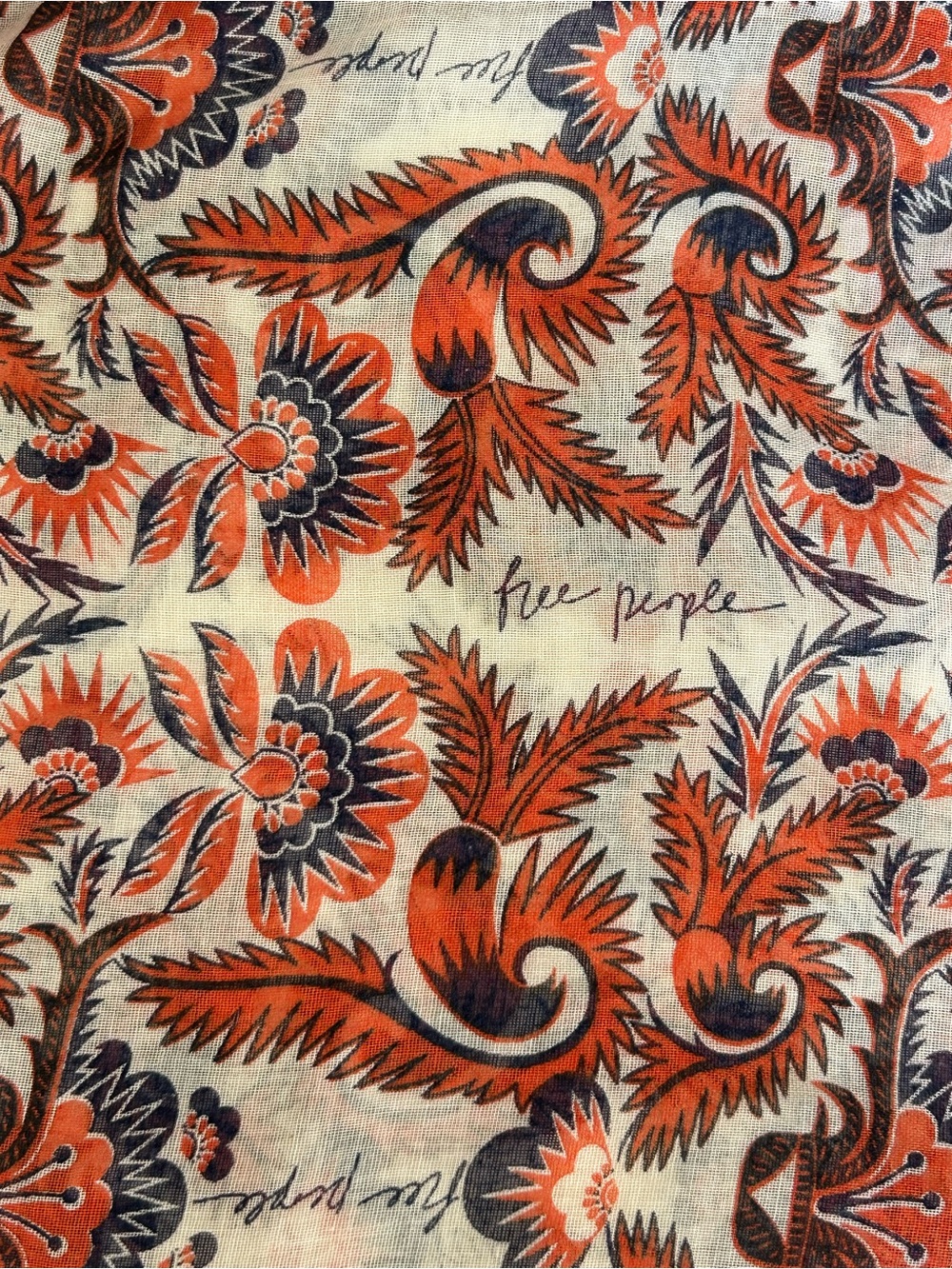 Free People Reusable Gauze/Linen Bag